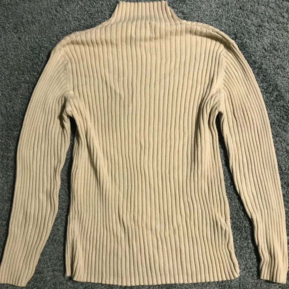 Beige Aéropostale Turtleneck Sweater- Medium - Picture 2 of 3